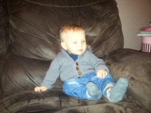 Harrys first knitwear of the year